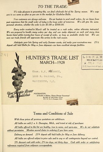 Hunter's trade list