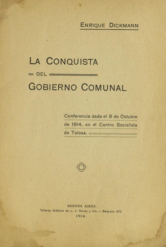 La conquista del gobierno comunal