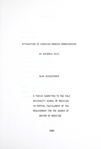 Attenuation of exercise-induced bronchospasm by ascorbic acid
