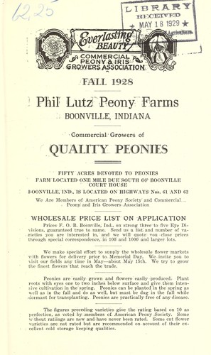 Fall 1928 [price list]