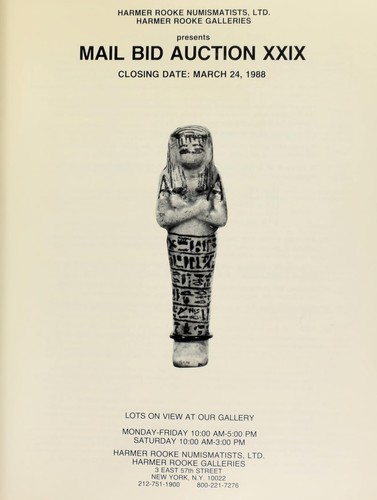 Harmer Rooke Galleries mail bid auction XXIX