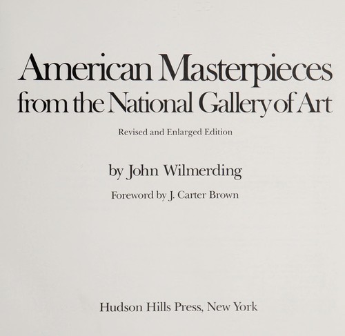 American masterpieces from the National Gallery of Art