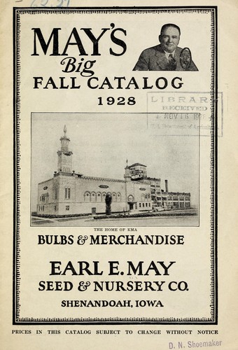 May's big fall catalog