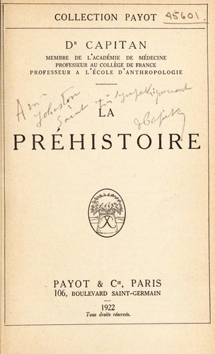 La pr©♭histoire