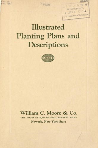 Illustrated planting plans and descriptions