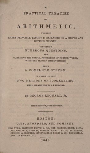 A practical treatise on arithmetic