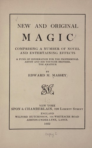 New and original magic