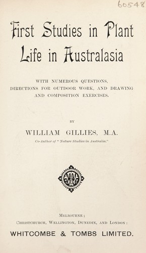 First studies in plant life in Australasia