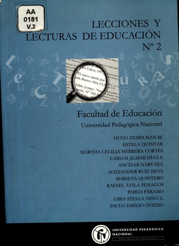 Lecciones y lecturas de educacion : maestria en educacion. Universidad Pedagogica Nacional