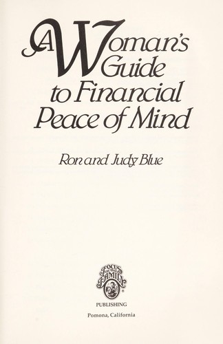 A woman's guide to financial mind