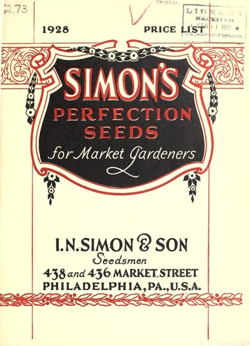 Simon's perfection seeds for market gardeners