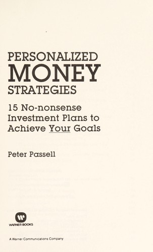 Personalized money strategies