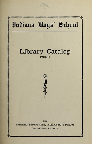 Library catalog 1910-11