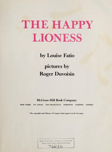 The happy lioness