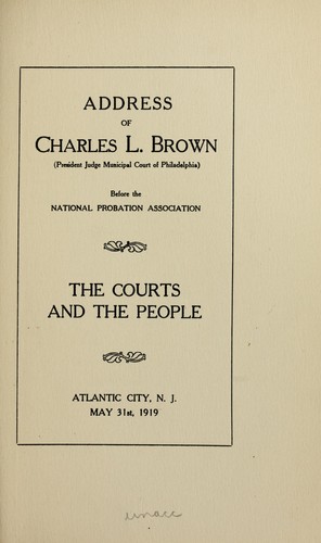 The courts and the people