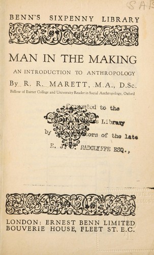 Man in the making