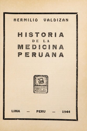 Historia de la medicina peruana