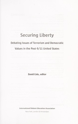 Securing liberty