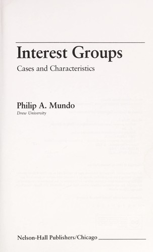 Interest groups
