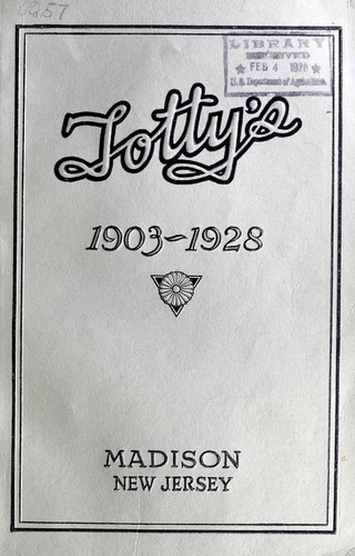 Totty's 1903-1928 [catalog]
