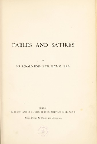 Fables and Satires