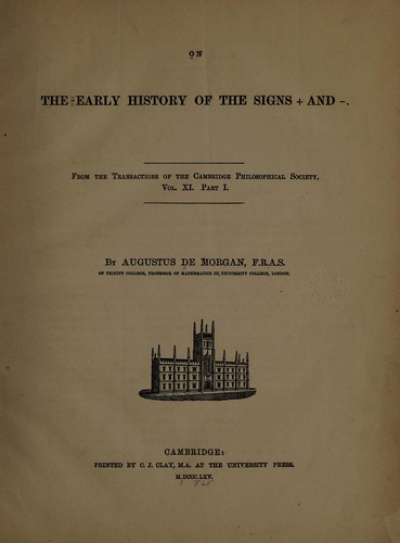 On the early history of the signs + and -