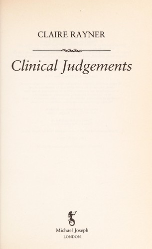 Clinical judgements