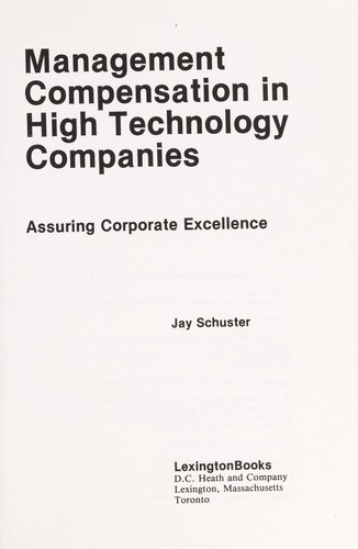 Management compensation in high technology companies