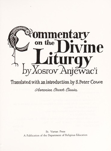 Commentary on the Divine Liturgy