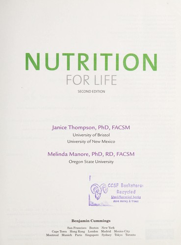 Nutrition for life