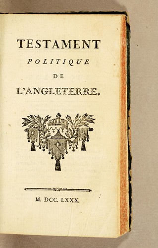 Testament politique de l'Angleterre