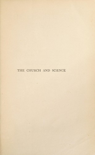 The church and science