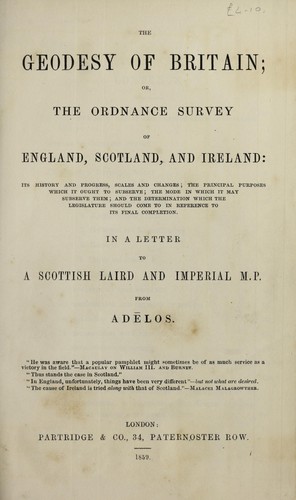 Geodesy of Britain