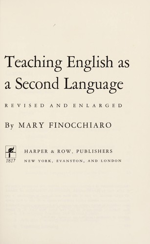 Teaching English as a second language