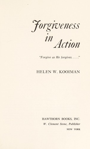 Forgiveness in action