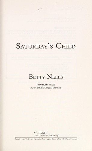 Saturday's Child