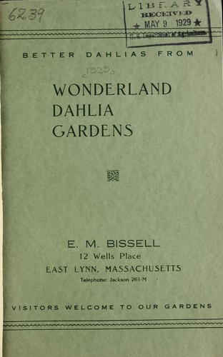 Dahlias [catalog]