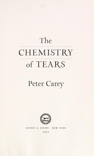 The chemistry of tears