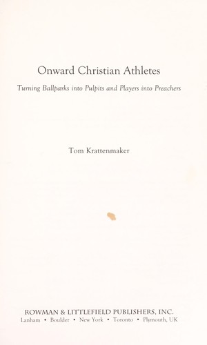 Onward Christian athletes