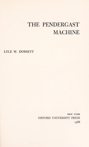The Pendergast machine