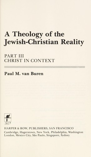 A Christian Theology of the People of Israel