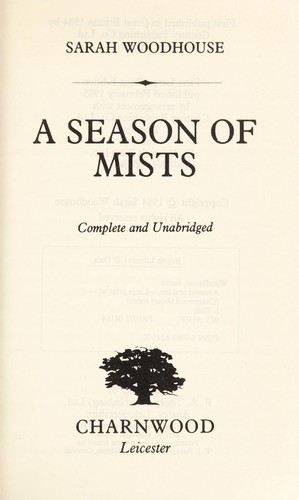 A season of mists