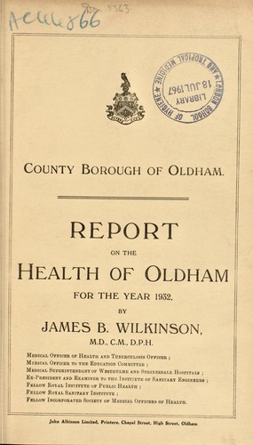 [Report 1932]