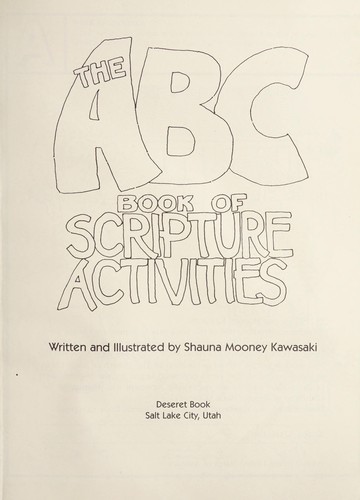 The ABC book of scripture activities