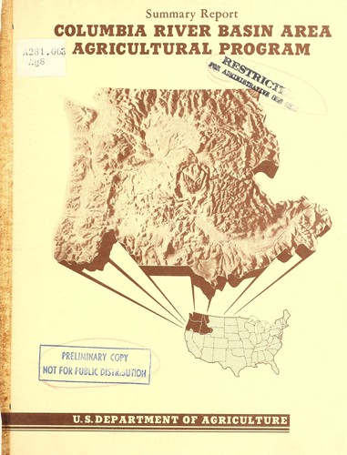 Columbia River Basin area agricultural program