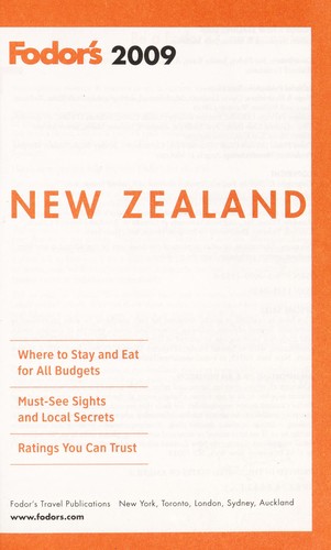 Fodor's 2009 New Zealand