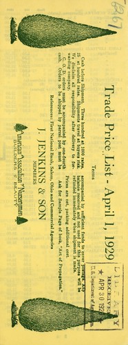 Trade price list