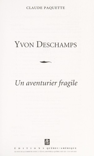 Yvon Deschamps