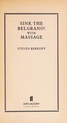 Sink the Belgrano ; with, Massage