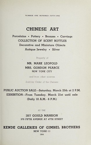 Chinese art, porcelains, pottery, bronzes, carvings, collection of scent bottles, decorative and miniature objects, antique jewelry, silver